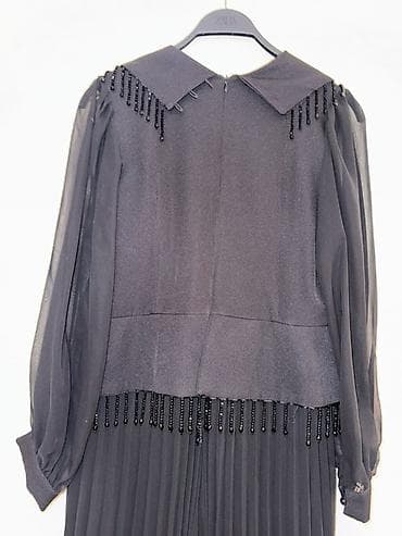 desd paltarlar: Zümrüd-yaşıl rəngdə zərif üçlük dəst razmer 50 - Parlaq atlas — 4