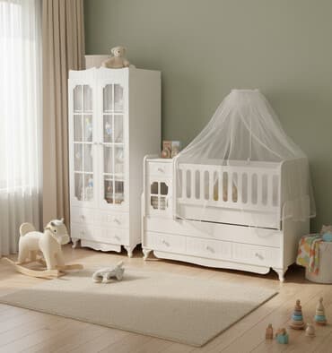 embawood künc divanlar qiymetleri: Oğlan və qız üçün, Beşik, Dolab — 1