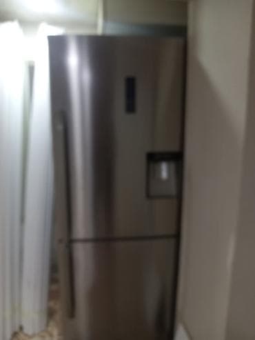 2 qapılı Hoffman Soyuducu Satılır, rəng - Gümüşü, Dispenserli