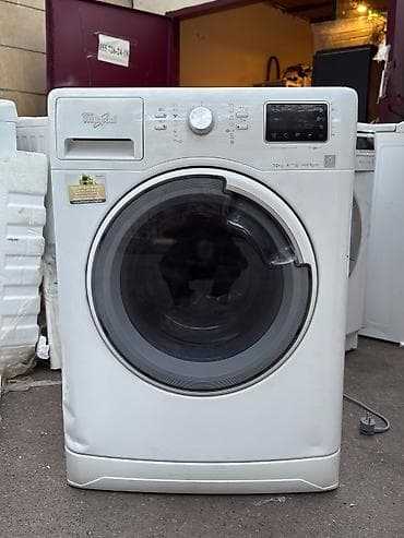 pc 1 tb: Paltaryuyan maşın Whirlpool, 10 kq, Yeni, Avtomat, Qurutmasız, Kredit yoxdur, Ödənişli çatdırılma — 1