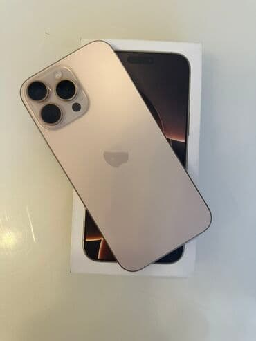 piltə: IPhone 16 Pro Max, 256 GB, Desert Titanium, Face ID — 1