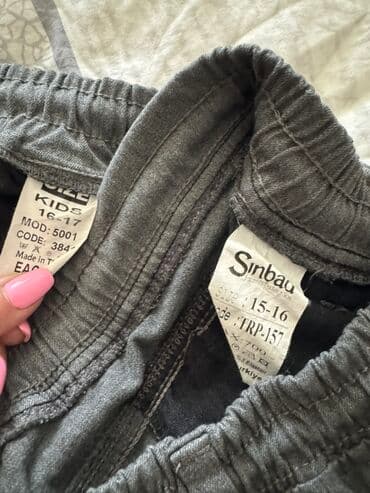 Məktəbli forması: Cins şalvar, Oğlan üçün, 14 - 16 yaş — 2