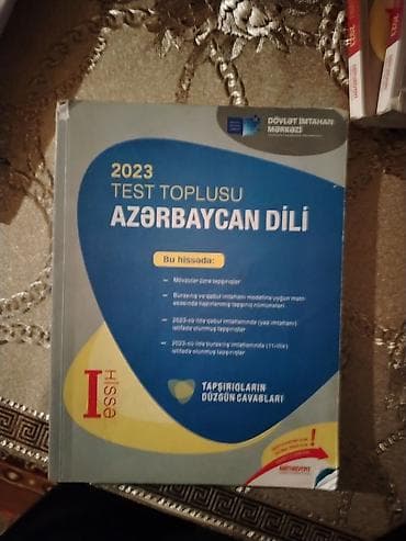 İdman və hobbi: Məhsul: “Azərbaycan dili – 2023 Test Toplusu”, I hissə (Dövlət İmtahan — 1