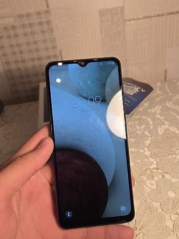 Samsung Galaxy A12, 64 GB, rəng - Qara, Barmaq izi — 4