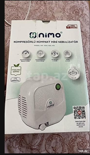 Nimo kompresörlü kompakt mini nebülizator Model: HNK-NBL-MN Yenidir