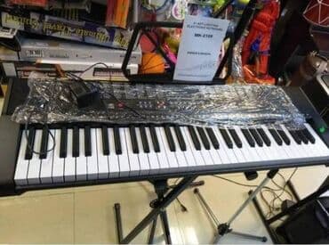 uşaq ucun qulaqlıq: Yeni öyrənənlər üçün. 5 oktava, 61 klaviş 255 cür səs tonları 255 — 6