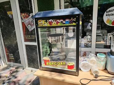 Popkorn aparatı – vitrinli, elektriklə işləyən model - Şüşə vitrinli — 1