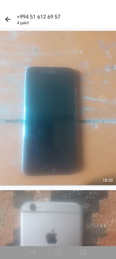 qulaqlıq qiymeti: IPhone 6, 32 ГБ, Серебристый, Отпечаток пальца — 4