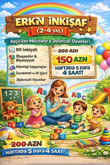 Tikinti və təmir: Məktəbəqədər və ibtidai sinif hazırlığı, Qrup — 1