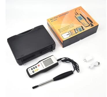 küləyin sürətini ölçən cihaz: Anemometr. Model: HTI HT-9829 - Külək sürəti və temperatur ölçən — 3