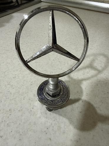 kia rio dinamo: Mercedes-Benz kapot emblemi (klassik ulduz loqo) - Orijinal metal — 2