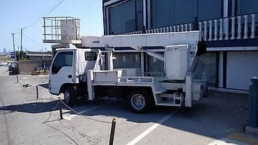 texnikalar: İş üçün səbətli avtokran (səbət tipli qaldırıcı) – ISUZU şassisi — 3
