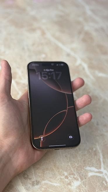 iphone 17 pro silver: IPhone 16 Pro, 256 GB, Qızılı, Face ID — 6