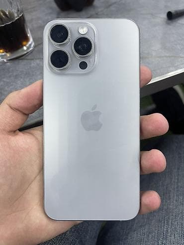 ideal iphone: IPhone 15 Pro Max, 128 GB, Natural Titanium, Face ID — 4