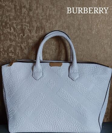 ağ qadın cantaları: Əl çantası, Burberry, Yeni — 8