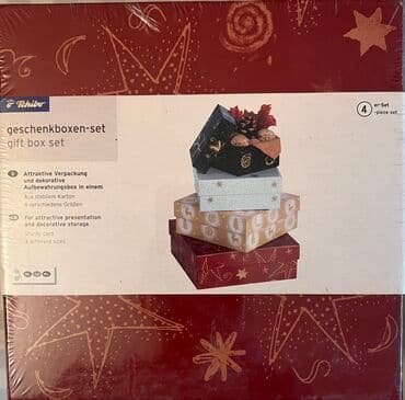 qutular: Hədiyyə qutusu, Yeni, rəng - Qırmızı, Ünvandan götürmə — 1