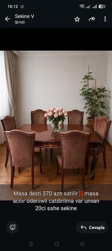 Masa desti 370 azn satilir‼️masa acilir odeniwli catdirilma var unvan — 1