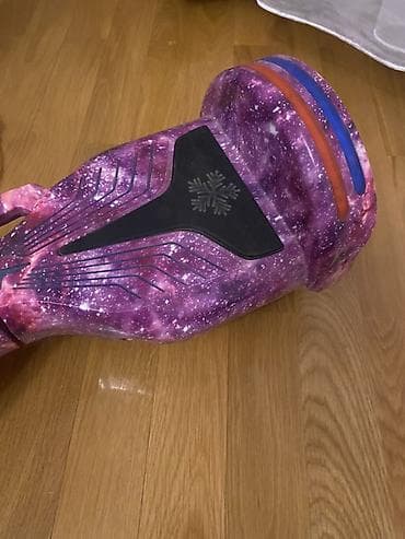 hover bohart: Elektrik hoverboard – qalaktika temalı bənövşəyi dizayn 1 ildir — 5