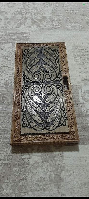 nerd zeri: Əl işı ağac nərd taxtaları - Material: keyfiyyətli bərk ağac (əl ilə — 1