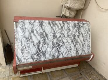 soyuducu ev ücün: Məhsul: Mağaza/vitrin soyuducusu (şüşəli ön vitrinli) Təsvir: - Ön — 1