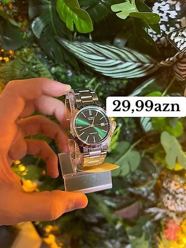 casio: Qol saatı, Casio, rəng - Yaşıl — 1