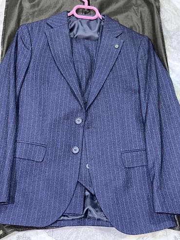 Мужской костюм, Демисезон, L, цвет - Синий
