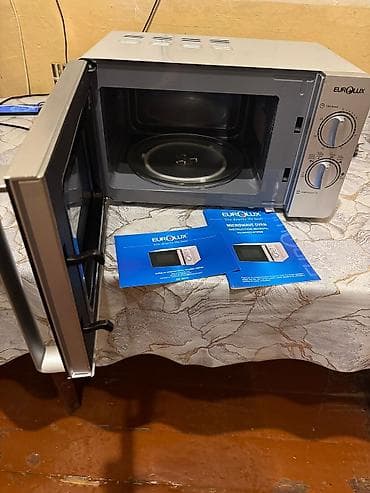 sharp soyuducu servis: Mikrodalğalı soba Eurolux, Ayrıca dayanan, Mikrodalğalar ilə, rəng - Gümüşü, Yeni — 5