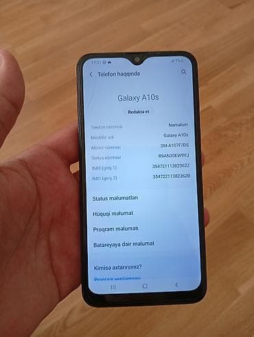 galaxy tab a8: Samsung Galaxy A10s, 32 GB, rəng - Qara, İki sim kartlı — 1
