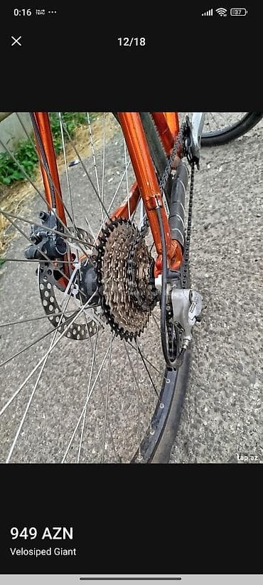 bravoda velosiped: Giant dağ velosipedi. Heç bir problem yoxdu. velosiped 13 kg di — 5