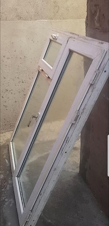 pencere plastik: PVC pəncərə çərçivələri və şüşə paketlər - Material: ağ rəngli PVC — 2