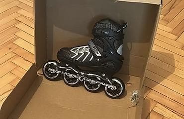 İnline təkərli konki (roller skates) - 4 təkərli inlayn dizayn — 2