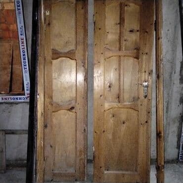 3 d aboylar: Məhsul: Taxta iç qapılar (2 ədəd) - Material: tam ağac (ehtimalən — 2