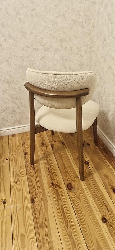 стулья качалки: Для гостиной, Новый, Нескладной, цвет - Бежевый Стул — 2