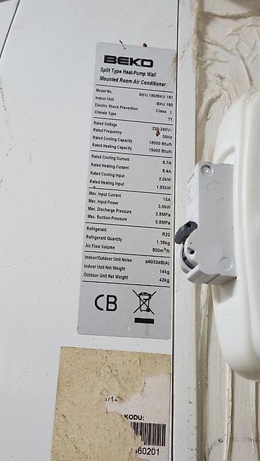 Beko split tipli divara quraşdırılan kondisioner (istilik nasosu) — 4