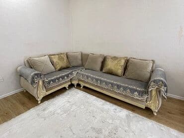 divan 2ci əl: Künc divan, İşlənmiş, Çatdırılma yoxdur — 1