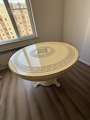 divan ucun parcalar: Klassik masa, Açılmayan, MDF, Yumru masa — 5