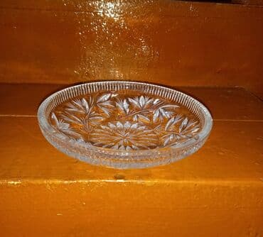 şirniyyat köməkçisi: Sovetin 1970 ci ilin xrustal qabı. Meyvə, şirniyyat, salatlar üçün — 7