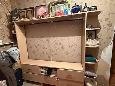 Düz TV altlığı, Polkalı, Laminat — 3