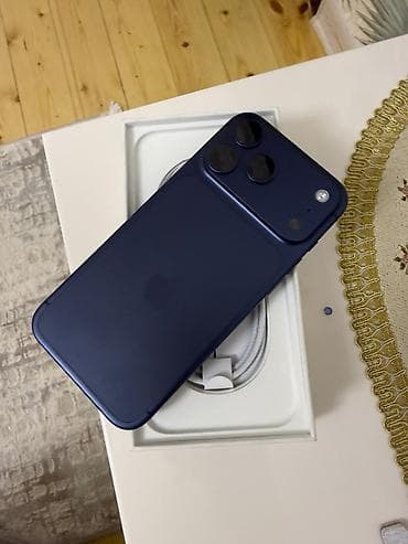 kamera harddisk: IPhone 17 Pro Max, 256 GB, Mavi, Barmaq izi, Simsiz şarj, Face ID — 3