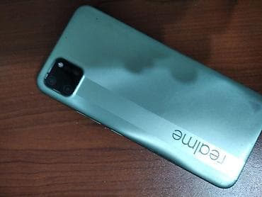 Realme C11, 32 GB, rəng - Yaşıl, Face ID, Qırıq