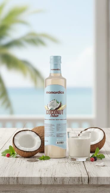 çiya toxumu: Momordica Coconut Mix – bitki tərkibli funksional içki. Tərkibi — 1