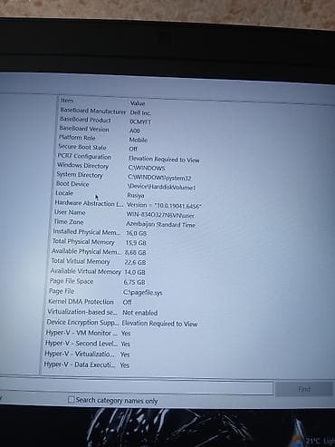 жёсткий диск для ноутбука: 💻 Satılır Dell Latitude 5580 – Güclü və Təmiz İstifadə Olunmuş Laptop — 8