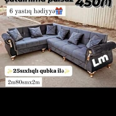 раскладные кресла в баку: Угловой диван, Раскладной, С подъемным механизмом, Велюровая ткань, Бесплатная доставка в черте города — 7