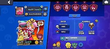 puding it: Brawl Stars hesabı – yüksək səviyyəli, tam dolu profil - Kupa yolu — 3