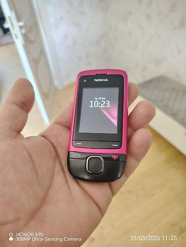 telefon bakı: Nokia C2, rəng - Çəhrayı, Düyməli — 5