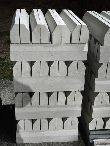 Beton bordür daşları – yol və həyət abadlaşdırılması üçün. Məhsul