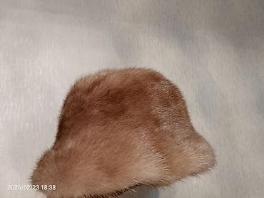 Головные уборы: Norka xəz papaq - Model: klassik dairəvi kəsim, yumşaq aşağı enişli — 5