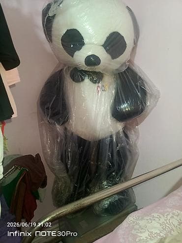 panda oyuncaq: Böyük ölçülü yumşaq panda oyuncağı ✔️65 azn (Suraxanı). Panda satılır — 1