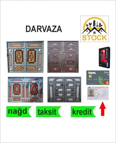 qapi modelleri: Metal darvazalar – müxtəlif dizayn və ölçülər - İkili açılan — 1