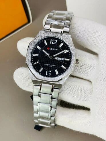 Наручные часы: Новый, Наручные часы, Curren, цвет - Серебристый — 1